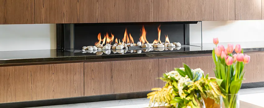 Double-height Fireplace Design Refurbishment in Pleasantville, New Jersey
